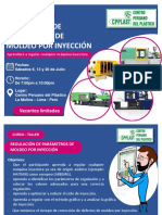 Curso-Taller Regulación de Mq. Iny. 6 13 y 20 Julio 2019