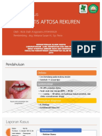 Stomatitis Aftosa Rekuren