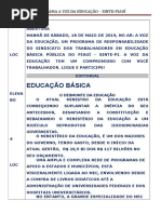 Programa Voz Educação 18 de Maio de 2019