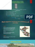PERU ESPACIO NACIONAL EN PERU Y EL MUNDO 