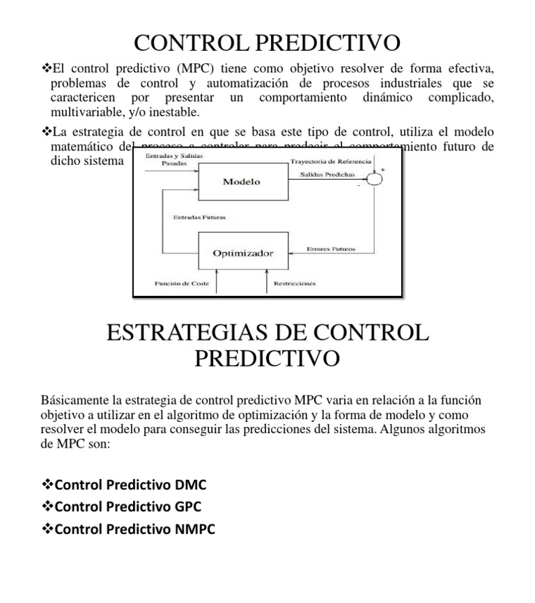Control Predictivo MPC en Procesos Industriales | PDF
