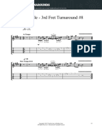 Blues Scale - 3rd Fret - Turnaround #8