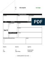 Daily Learning Plan Template