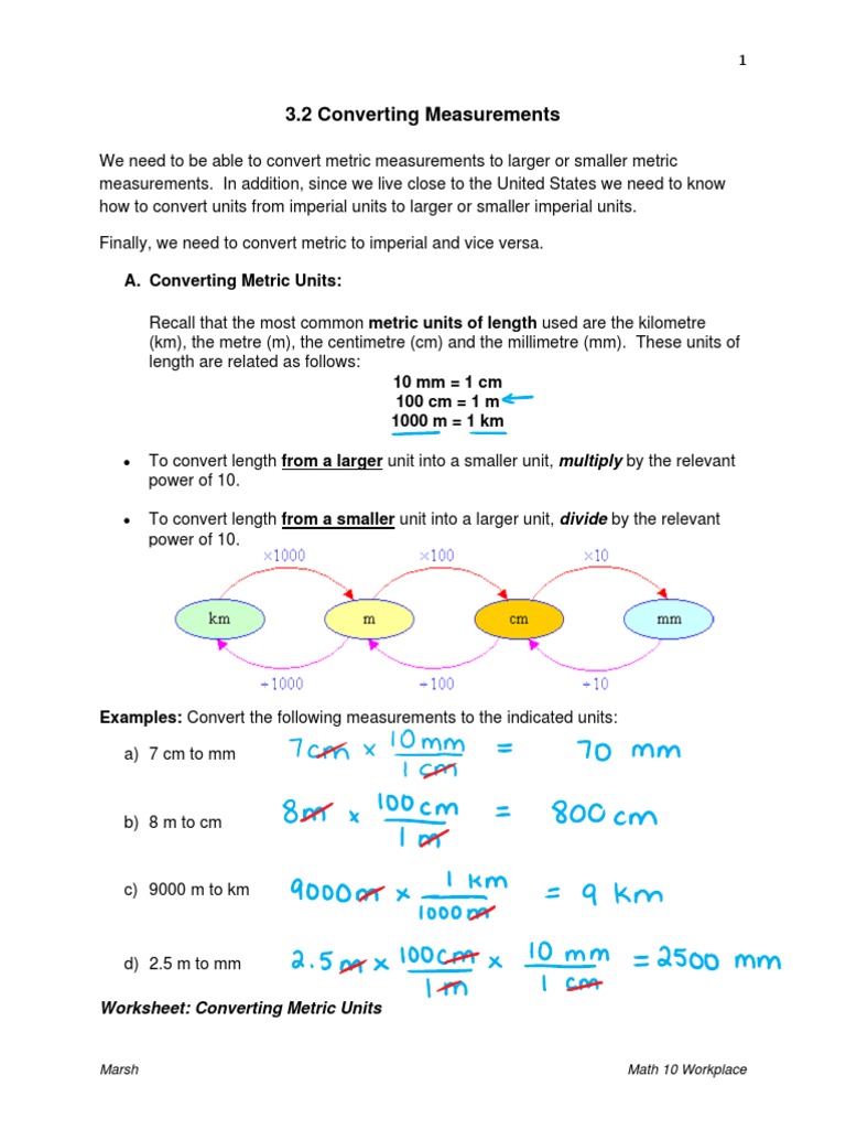 Measurement  Conversions Word Problems  PDF  Metre  Foot (Unit) Pertaining To Unit  Conversion Word Problems Worksheet