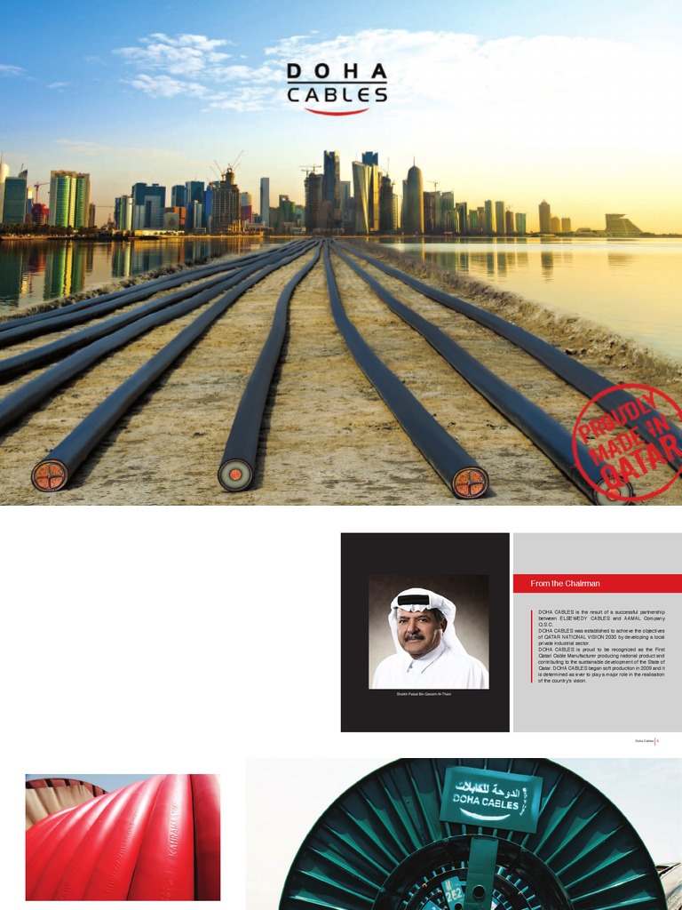 Doha Cables Profile 2015 PDF Wire Polyvinyl Chloride