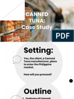 Canned Tuna: Case Study