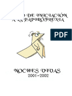 Curso de Iniciacion A La Papiroflexia 2001-2002 Noches Vivas