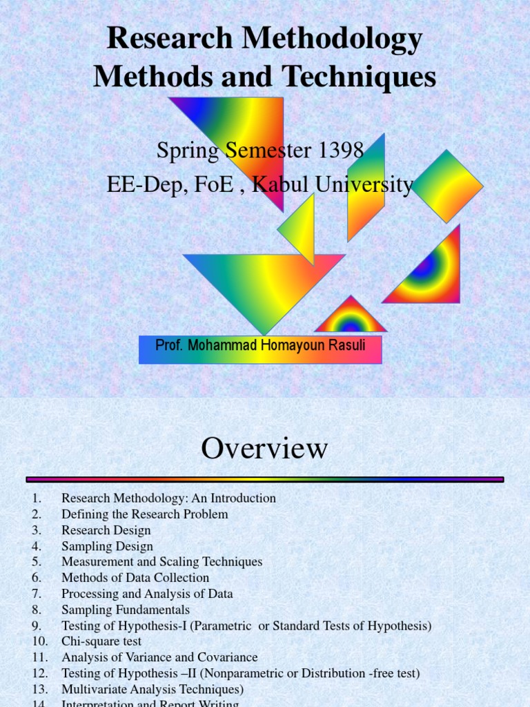 Research Methodology Overview Guide | PDF | Scientific Method | Experiment