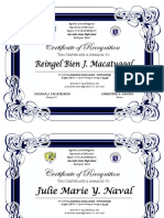 Certificate Top
