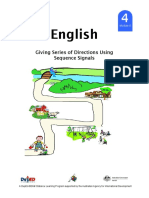 English: Giving Series of Directions Using Sequence Signals