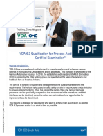 146 - 3 - VDA 6.3 Qualification For Process Auditor With Certified Examinati...