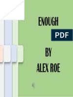 You Are Enough Poem by Alex Roe