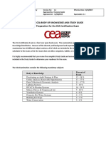 The Cea Body of Knowledge and Study Guide Preparation For The CEA Certification Exam