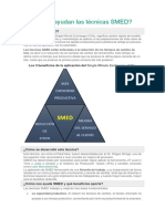 SMED técnicas aumentan productividad