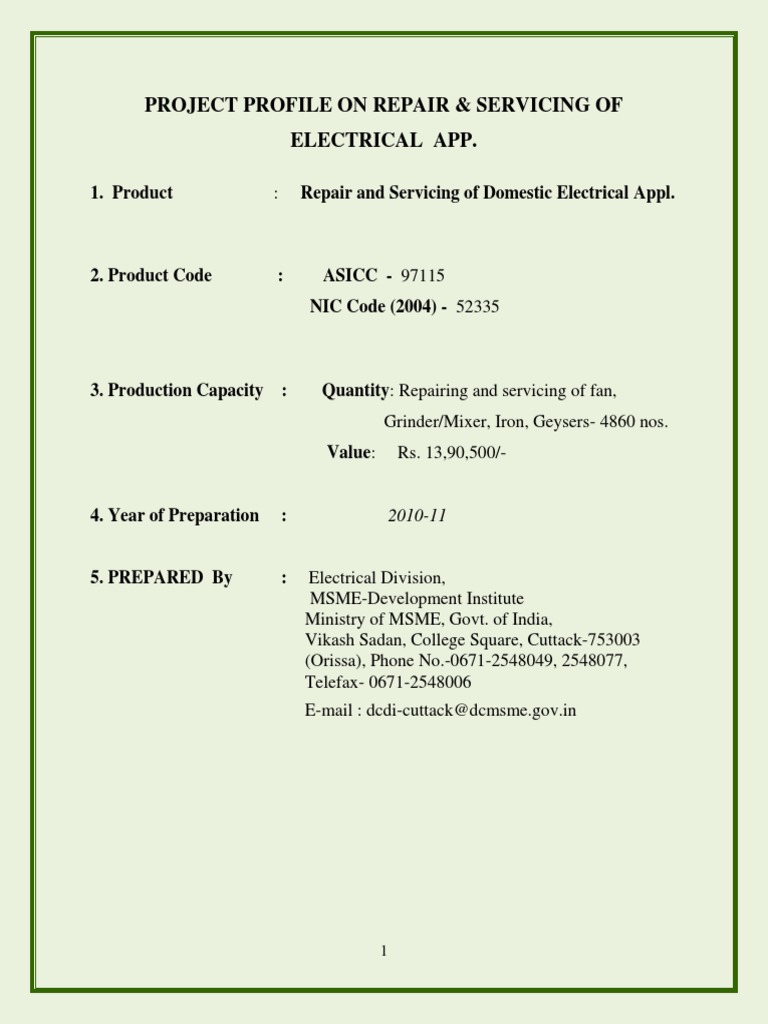 Electronic Project Report PDF | PDF | Expense | Home Appliance