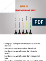 Bab III Manajemen Dana Bank