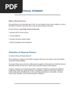 Skill-Related Fitness Components Explained | PDF | Physical Fitness ...