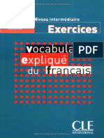 Vocabulaire Expliqu 233 Du Fran 231 Ais Niveau PDF
