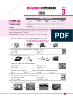 Sample Paper Syllabus 2018-19