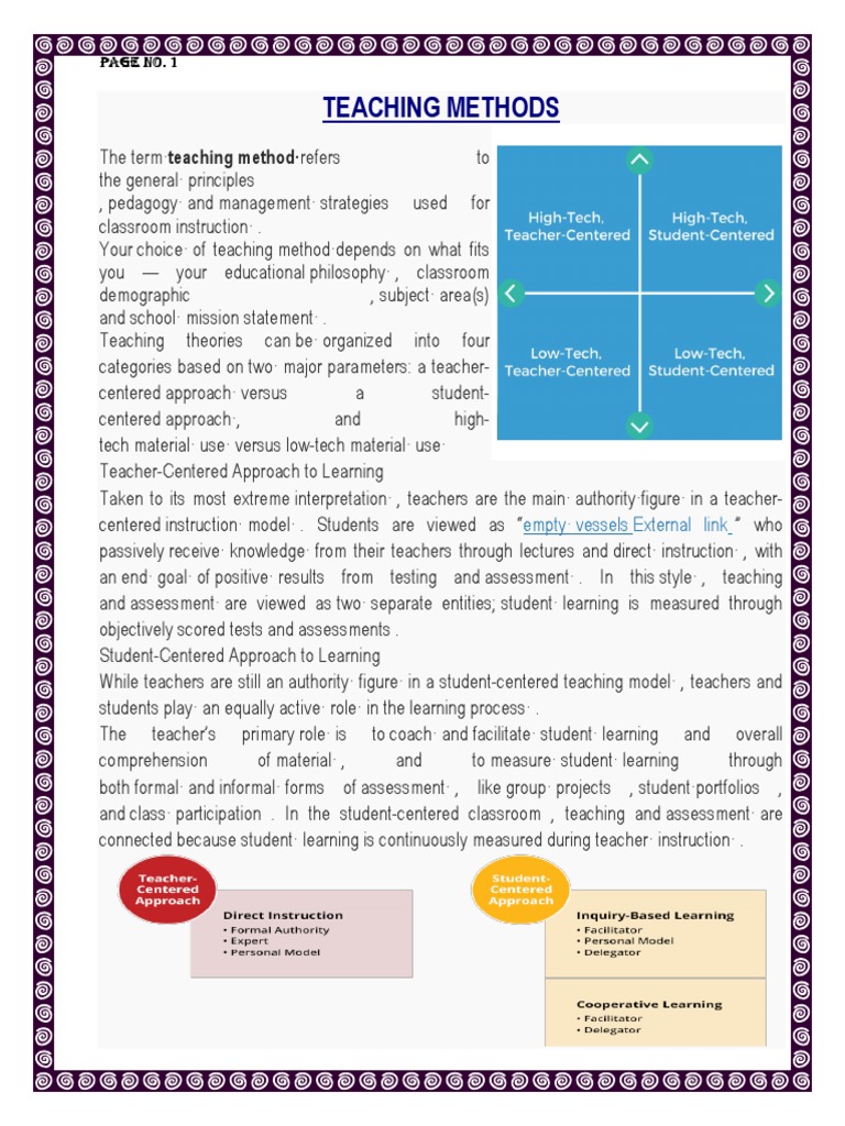 Teaching Method | PDF | Teaching Method | Differentiated Instruction