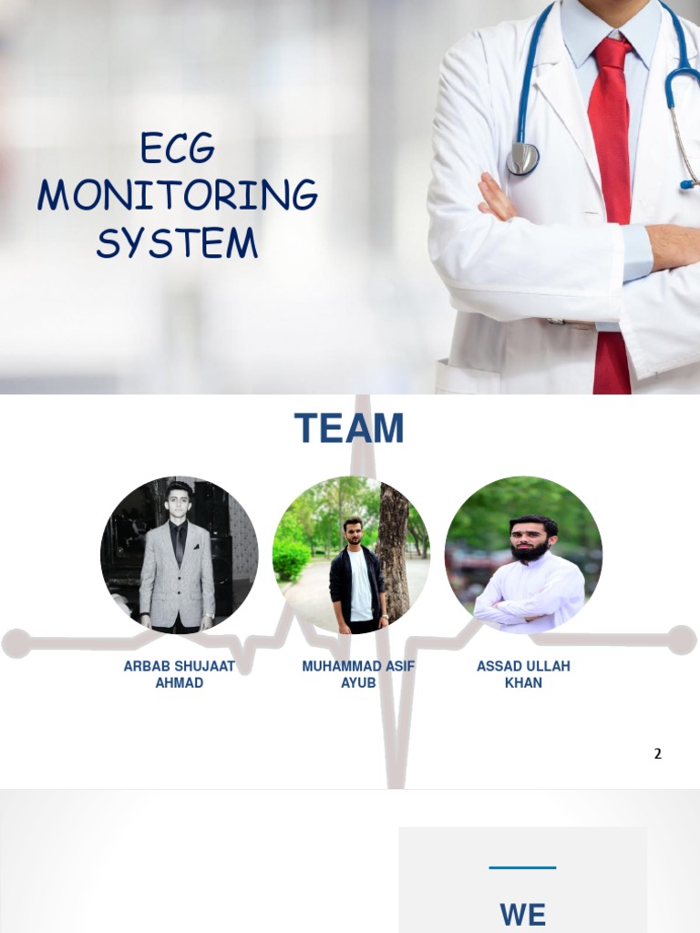 ECG Monitoring System Circuit Diagram
