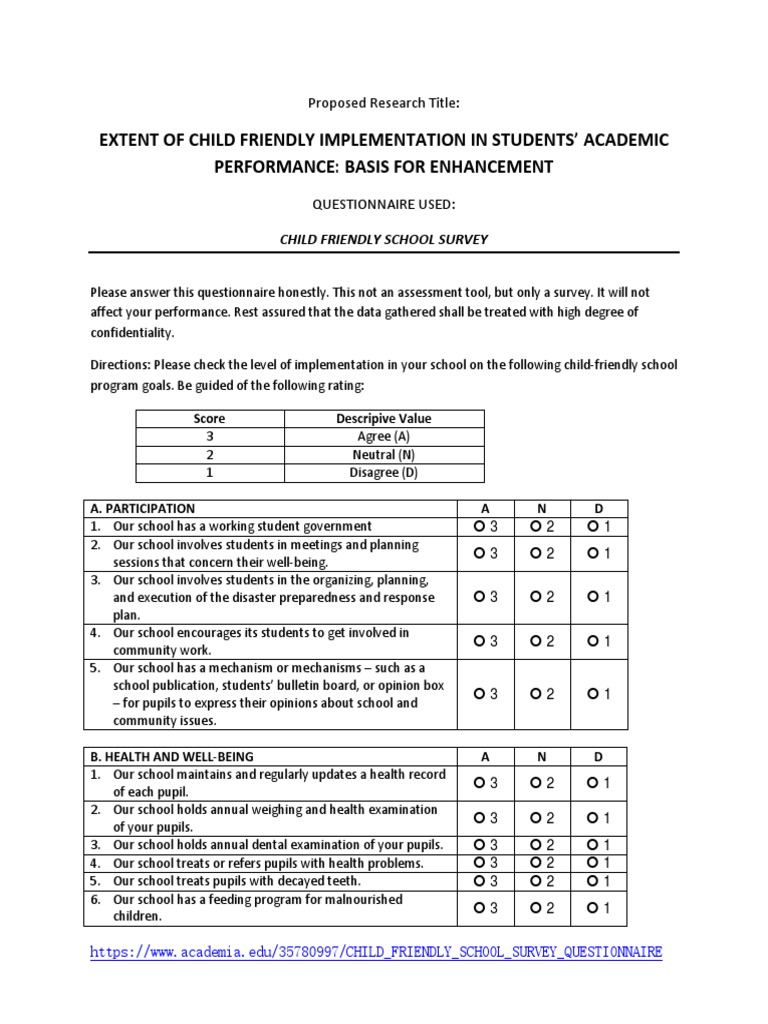 Child Friendly School System Download Free PDF Literacy Teachers