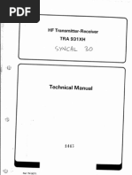 Download RACAL TRA-931XH  by   Veis Stelios SN41424157 doc pdf