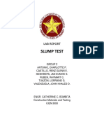 Slump Test: Lab Report