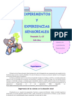 Experimentos y Experiencias Sensoriales