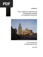 Lineamientos Elaboracion y Tramitacion Tesis Maestria o Doctorado Universidad Guadalajara