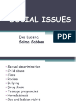 Social Issues: Eva Lucena Salma Sabban