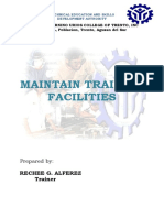 Front - Maintain Training Facilities