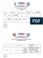 Ndep Accomplishment Report SEPT 2018: Bonuan Buquig National High School