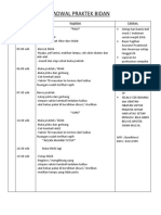 Jadwal Praktek Bidan