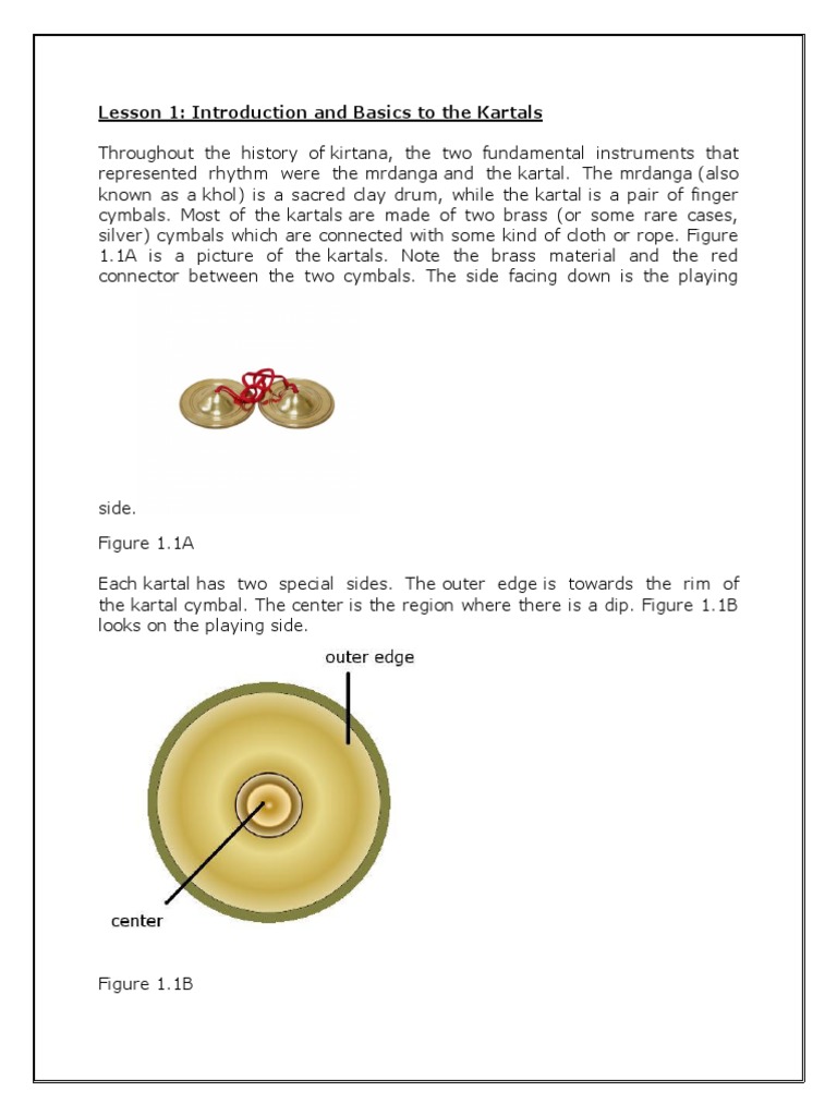 Basics of Playing the Kartal Instrument | PDF | Rhythm | Musical Forms
