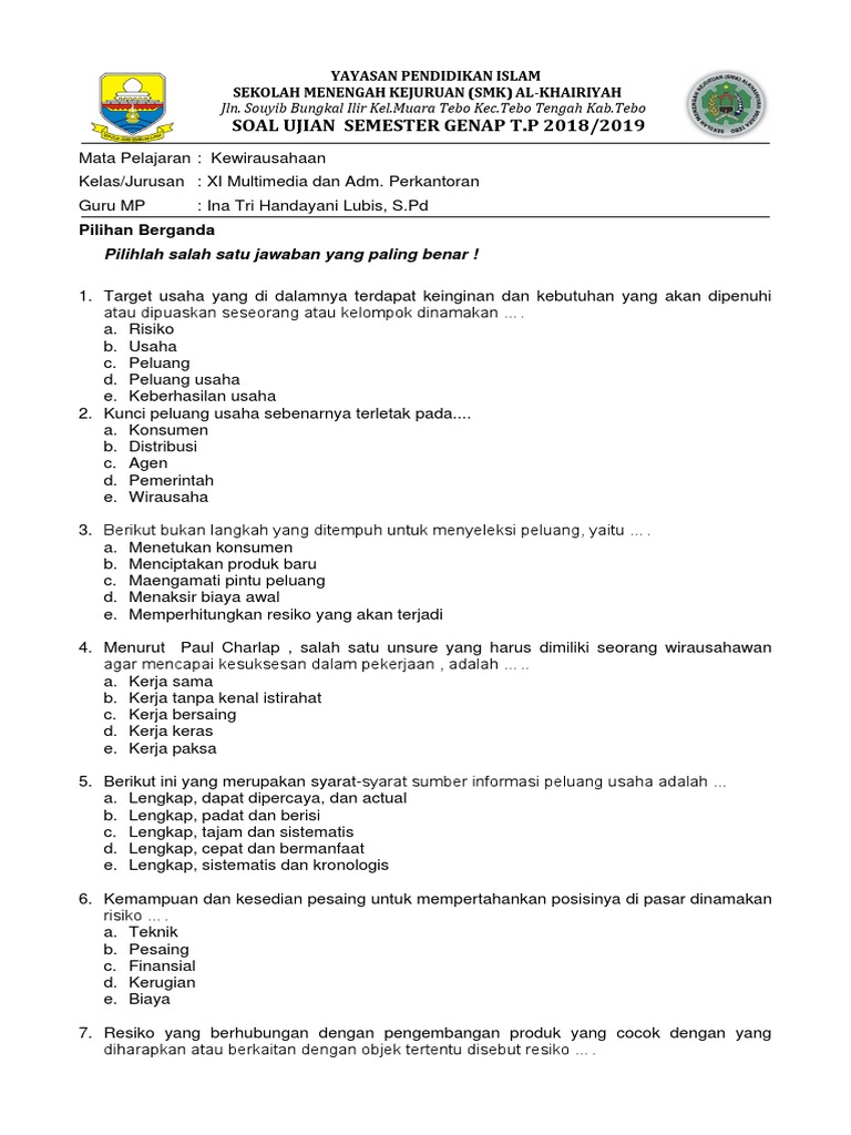 Manfaat Sumber Informasi Peluang Usaha Adalah