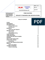 Project Standards and Specifications Fired Heaters Rev01