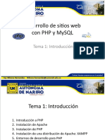 PHP TEMA 1 Introduccion