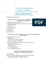 Indice Procesal Laboral