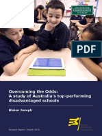 Overcoming The Odds: A Study of Australia's Top-Performing Disadvantaged Schools