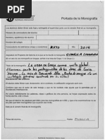 Ejemplos Monografía de Literatura 32 Puntos PDF