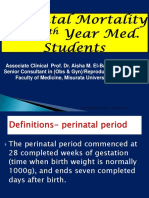 perinatalmortalityfor4thyearmed-170829032834