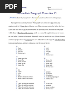 Intermediate Paragraph Correction 13 PDF