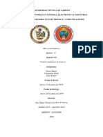 Informe 8 Control Simultaneo de Motores Flores H, Villamarin C, Solis A