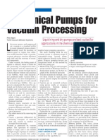 Mechanical Pumps for Vacuum Processing