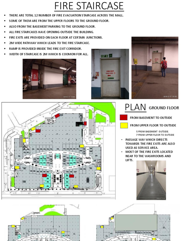 Fire Staircase Layout and Plans | PDF