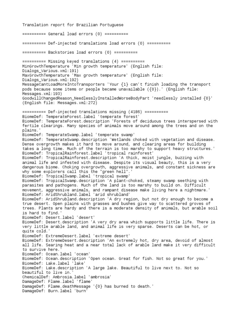 Translation Report | PDF | Calf | Desert