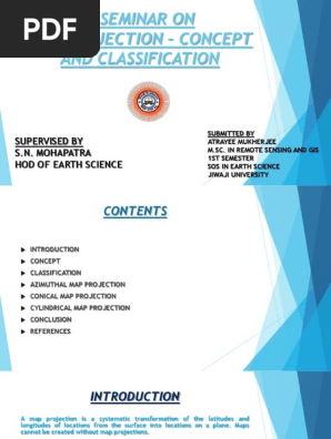Map Projection | PDF | Map | Differential Geometry