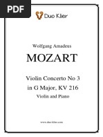 Mozart Concerto No 3 Duo Klier Pdf Pdf
