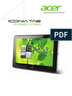 Acer Iconia User Manual 1.0
